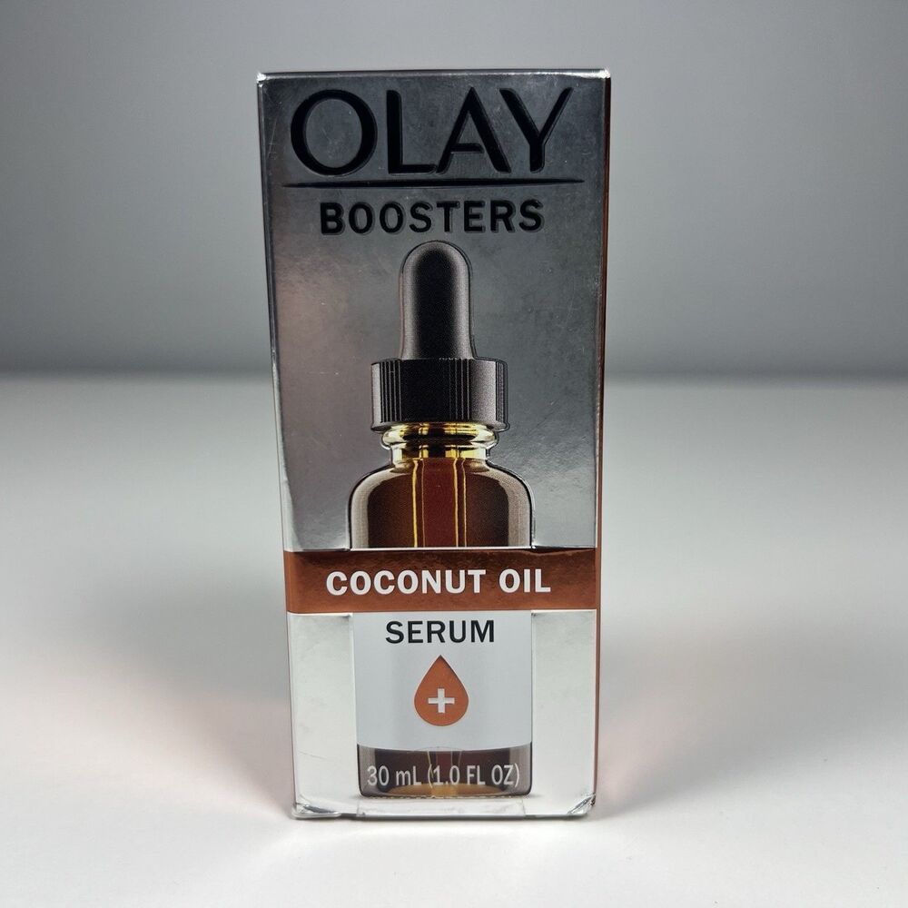 Olay Coconut Oil Serum, Nourishing Antioxidant Booster, Fragrance-Free, 1.0 oz
